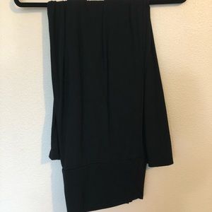 Solid Black Maxi Skirt